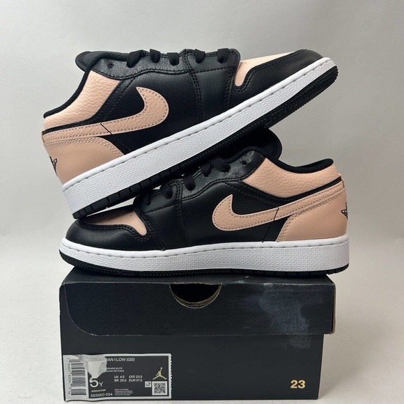 Nike Shoes Air Jordan 1 Low Retro GS “Crimson Tint” 2023 - Picture 3 of 5